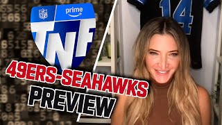 49ers vs Seahawks Thursday Night Football Preview  A Mix Of Bland And Spicy Player Projections [upl. by Analiese]