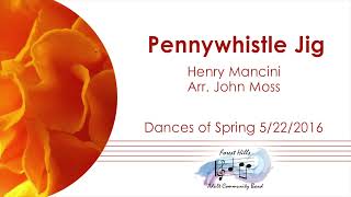 Pennywhistle Jig  Henry Mancini  Arr John Moss  Forest Hills Adult Community Band [upl. by Lunt34]