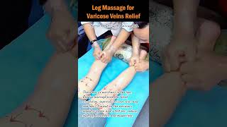 Leg Massage for Varicose Veins Relief legmassage leghealth homemassage slimlegs bodycare [upl. by Seessel]