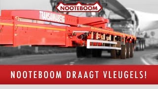 TELEPX Super Wing Carrier voor extreem grote rotorbladen  Nooteboom Trailers [upl. by Casi]