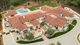 17900000 Brandnew single story custom home ideally situated on the west side of Rancho Santa Fe [upl. by Wilsey468]