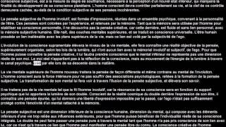 La Genèse Du Réel15 La pensée subjective [upl. by Seebeck]