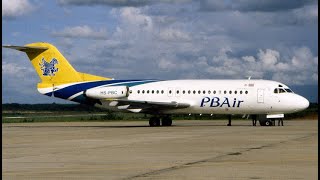 6 Fokker F28 Cockpit First Generation Regional Jet Trailer [upl. by Munt]