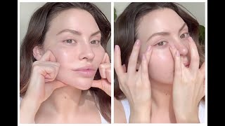 Face Sculpting Massage  Depuff Eyes amp Lift Cheekbones  MUST TRY [upl. by Nakah300]