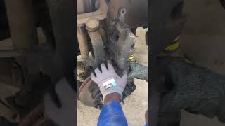 How to change Front brake pads on Nissan Caravan ZD30 [upl. by Cleti]