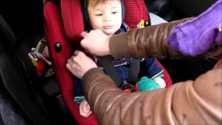 Vlog 07  Maxi Cosi AxissFix autostoel installeren en testen [upl. by Hamlin]