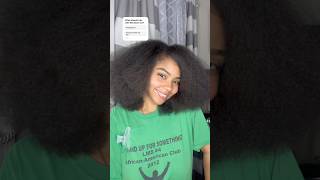 Blow drying my natural hair for a heat style hairstyles naturalhair blowdry [upl. by Onibag]