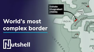 India  Bangladesh enclaves  The most complex land boundary ever  Nutshell [upl. by Pooi]