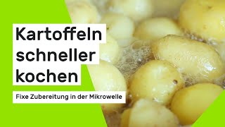 Mikrowelle So kochen Sie Kartoffeln schneller [upl. by Karilla]