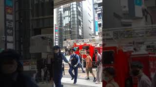 新宿伊勢丹、緊迫の火事現場。この動画がTBSで放送されました。 [upl. by Elahcar]