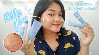 30 days REVIEW of Hello glow Advanced Rejuvenating Set ☁️ [upl. by Arrehs]