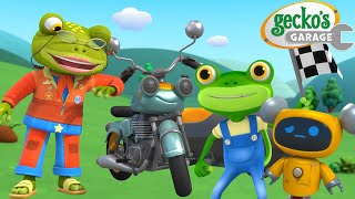 Grandmas Awesome Motorbike Show 🏍️  Geckos Garage 🚚  Cartoons For Kids  Toddler Fun Learning [upl. by Gibbeon860]