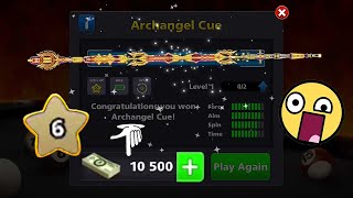 8 ball pool Level 6 Cash 10500 🙀 Coins 864145 Legendary Cue 20 of 20 [upl. by Nahsad233]