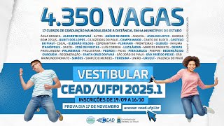 Vestibular CEADUFPI 20251 [upl. by Finzer]