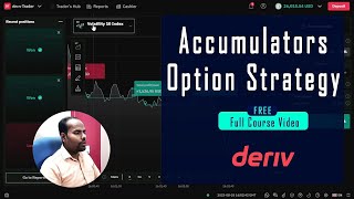 Deriv trading Accumulators strategies for beginners 100 successful [upl. by Jerold792]