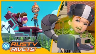 Rusty’s Relaxing Recliner Stinky Situation amp MORE  Rusty Rivets  Cartoons for Kids [upl. by Ynned908]