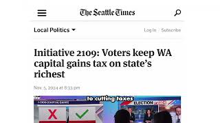 Washingtonians want tax fairness Make megamillionaires and billionaires pay what they owe [upl. by Cuthbertson]