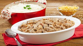 Strogonoff de Carne Natusabor  Receitas Nestlé [upl. by Chicky295]