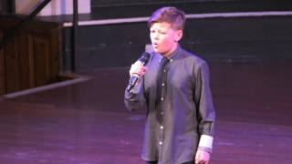 STARS  LES MISERABLES performed by ALBERT STOTT at TeenStar North East Area Final [upl. by Yrod]