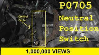 How To Test and Replace the Neutral Safety Swtich  Inhibitor Switch P0705 [upl. by Etnahs]