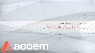 Concepts of Alignment Dial Indicator Basics  ACOEM [upl. by Airdnazxela]