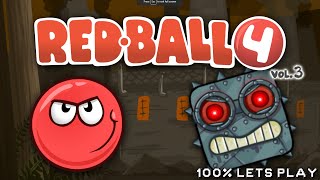 Red Ball 4 vol 3  100 Lets Play [upl. by Lorilee]