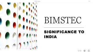 BIMSTEC Silver Jubilee 2022 Summit amp Significance for India [upl. by Dafodil]