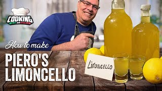 Authentic Italian Homemade LIMONCELLO [upl. by Eitsym252]