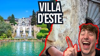 Villa DEste  BEST Fountains in Europe  Italy Vlog 5 [upl. by Salvador494]