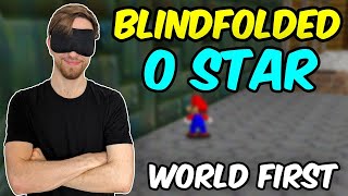 BLINDFOLDED 0 Star Speedrun of Super Mario 64 by Bubzia World First [upl. by Anaahs]