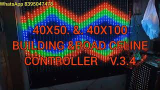 Pixel Led Peralal Controller Building 40x50 40x100 Road Calling New Controller Best Design [upl. by Rosenthal]