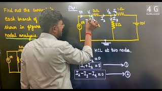 Nodal Analysis Problem in Tamil EC3251 Circuit Analysis Unit 1 DC Circuit Analysis Sem  2 [upl. by Chane352]