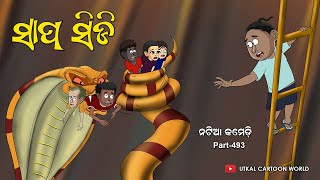 Natia Comedy Part 493  Saapa Sidi Khela [upl. by Ivette43]