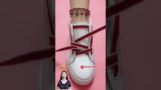 New crisscross sneaker laces style tying shoelace shoelaces shorts viral fashion [upl. by Dorehs550]