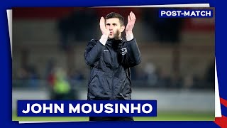 John Mousinho postmatch  Fleetwood Town 02 Pompey [upl. by Thain]