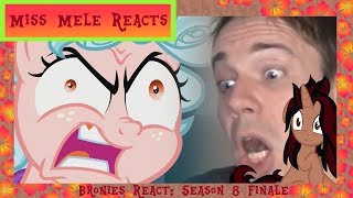 Blind Reaction Bronies React Season 8 Finale School Raze [upl. by Eikcid633]