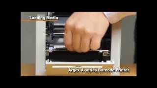 Argox ASerisi A 200 ve A 2240 Printer  RİBON VE ETİKET TAKILMASI [upl. by Iddet535]