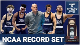 Penn State sets the NCAA points record  FOUR national champs Penn State wrestling recap [upl. by Erreit]