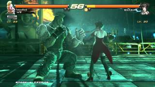 Tekken Revolution vs ELIZA GAMEPLAY [upl. by Llirred]