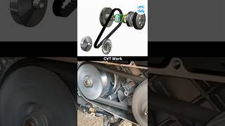 How it Works  🤔CVT ⚙️📌 shorts work cvt mechanic engineer process [upl. by Nylemaj]