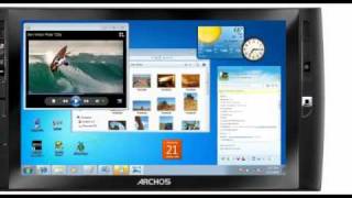 ARCHOS 9 Tablet 60GB Windows 7 [upl. by Leffen]