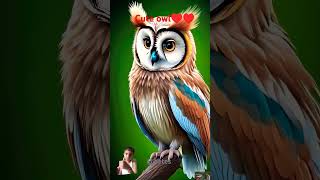 owlbirdslover petfunny ytshorts ♥️♥️👍👍4k👍👍 [upl. by Naehgem54]