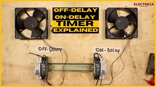 Understanding OnDelay and OffDelay Timers functions  Basics and Applications Explained [upl. by Namus]