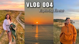 Exploring Étretat  Normandie  Must visit place  tibetanvlogger sisters [upl. by Hurlow]