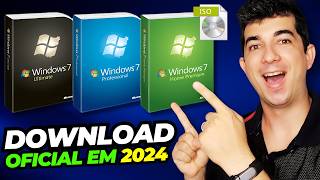 😱Como BAIXAR o Windows 7 ORIGINAL Todas as Versões 2024 [upl. by Xanthus]