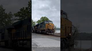 csx I158 Southbound with Locomotives 959 and 5434 at QR724 396 Axles 972024 [upl. by Notned]