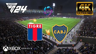 EA FC 24  Tigre vs Boca Juniors  Liga Argentina  Next Gen  Series X 4K 60FPS [upl. by Edwine855]