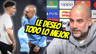 EMOTIVA DESPEDIDA de PEP GUARDIOLA a JULIÁN ÁLVAREZ  Julián al Atlético de Madrid [upl. by Hailahk]