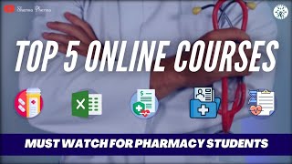 Top 5 Online Courses for PharmD amp BPharm students [upl. by Oahc]