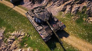 How The Caernarvon AX Deals With The Enemies World of Tanks [upl. by Enelegna]